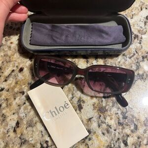 Vintage Chloé lunettes w/ case and cleaning cloth
